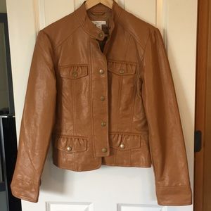 Faux leather jacket